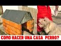 Hice una Casa de perro de mi hermana/¿Cómo hacer una caseta para perros?/ how to make a dog house? !