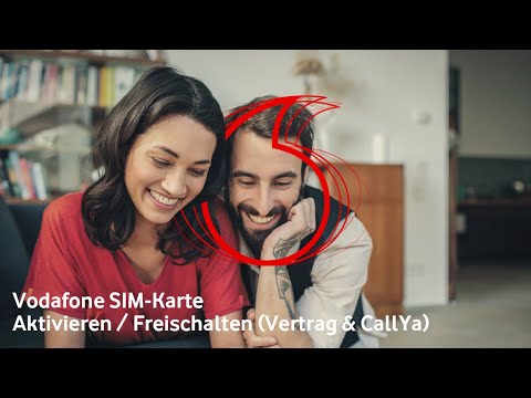 Vodafone SIM-Karte – Aktivieren / Freischalten (Vertrag & CallYa) | #servicehilfe