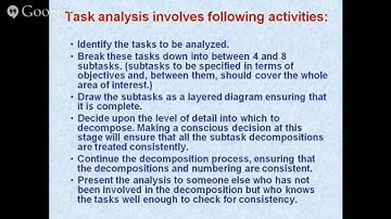 Task Analysis By Dr Sunil Dutt