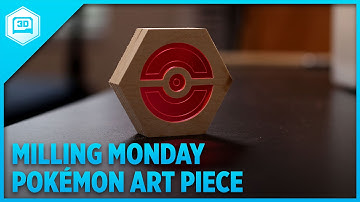 Pokémon Art Piece @Othermachine #MillingMonday #CNC
