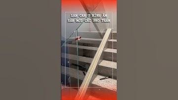 Đã hoàn thiện xong lan can cầu thang U kính âm sàn #shorts  #xaynha #thicong #design #interior