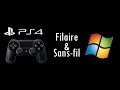 Manette ps4 avec  sansfil sous windows