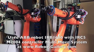 Used ABB IRB 1600 IRC5 Multi Move system at www.RobotsGallery.com