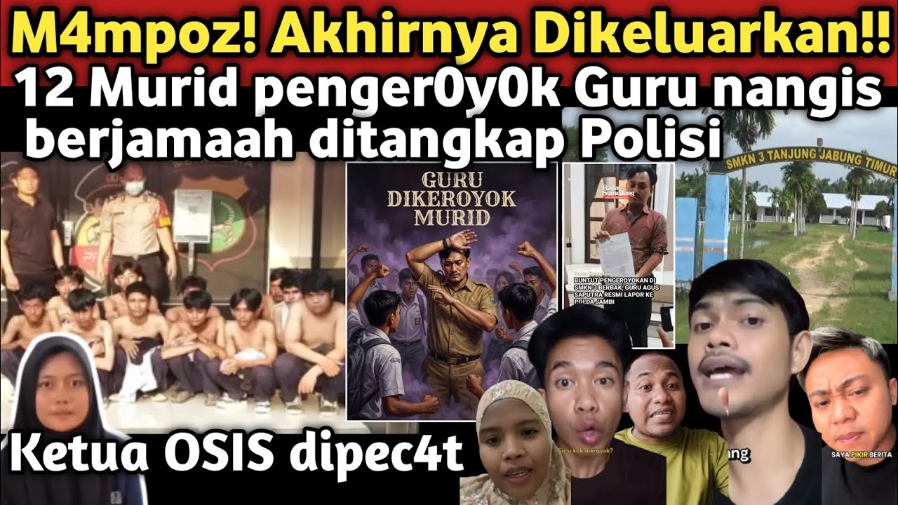 Hukumannya berat! Netizen tuntut Drop Out Siswa ker0y0k Guru, jangan cuma surat pernyataan saja!