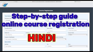 step-by-step guide  for online course registration in hindi. Anvay Maritime Institute