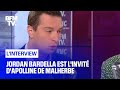 Jordan bardella face  apolline de malherbe en direct