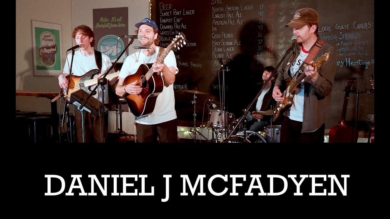 DANIEL JAMES MCFADYEN Live At The Collingwood Brewery 4K bekijken op YouTube DANIEL JAMES MCFADYEN Live At The Collingwood Brewery 4K bekijken op YouTube