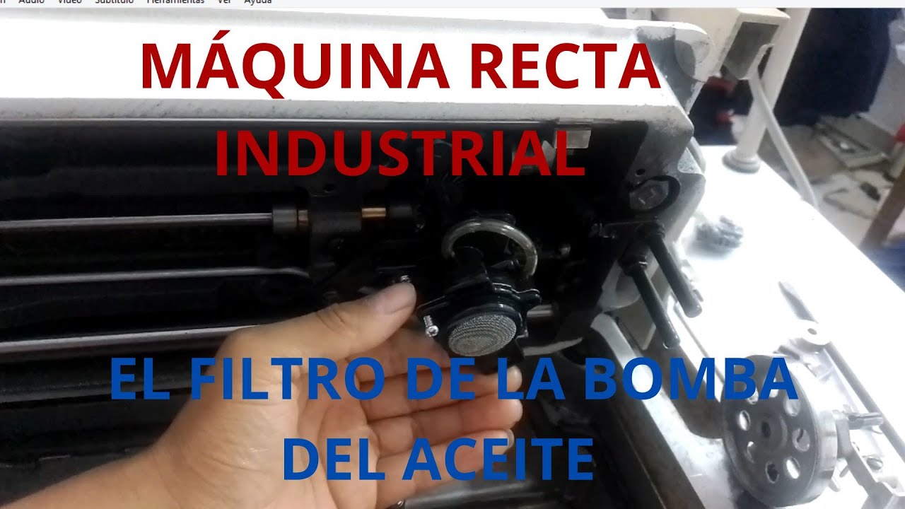 CÓMO LIMPIAR EL FILTRO DE LA BOMBA EN  MAQUINA DE COSER