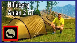 Ijveraar Woestijn Structureel Hilleberg Anjan 2 GT 2017 Model -2 Person Backpacking Tent with Extended  Vestibule - YouTube