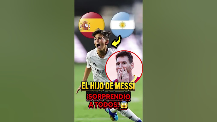 ¡El hijo de Messi reveló en qué club quiere jugar! 😱⚽