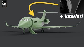 Big Infinite Flight Challenger 350 News! Custom Interior Confirmed, Exterior Almost Complete + More!