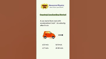 Constant Acceleration Motion Problem Calculation Made EASY!