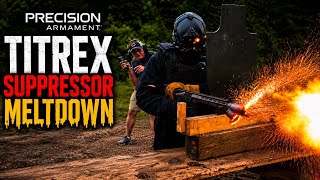 Precision Armament TITREX Suppressor Meltdown