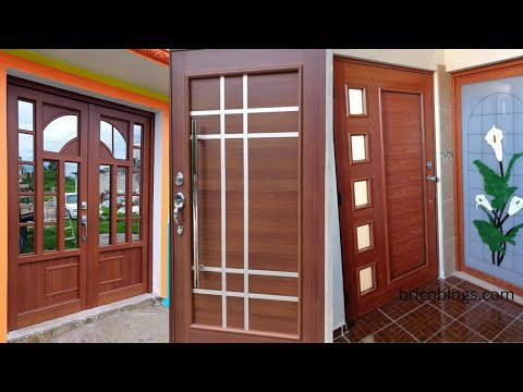 Puertas de Aluminio en color imitación madera