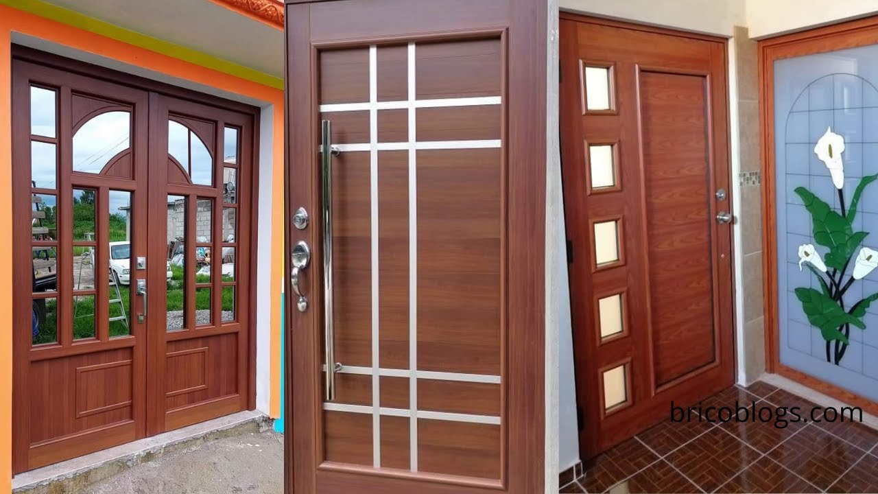 Puertas de Aluminio en color imitación madera - YouTube