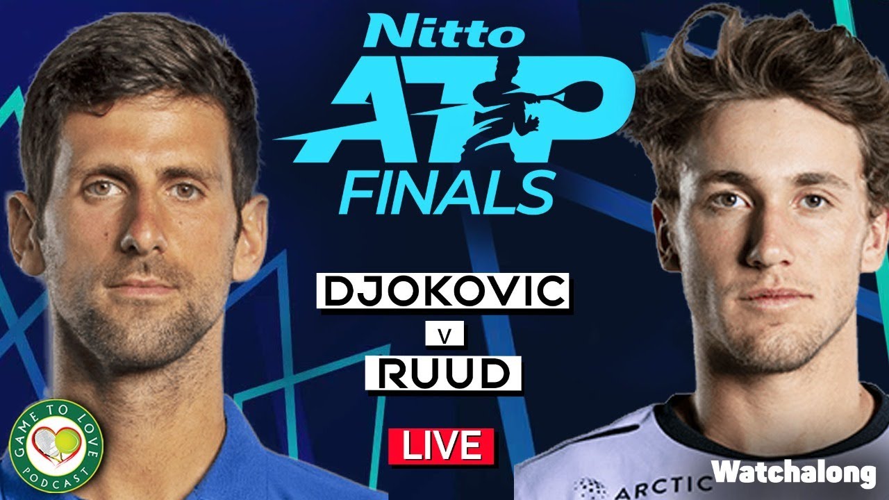 DJOKOVIC vs RUUD Nitto ATP Finals 2021 LIVE GTL Tennis Watchalong Stream