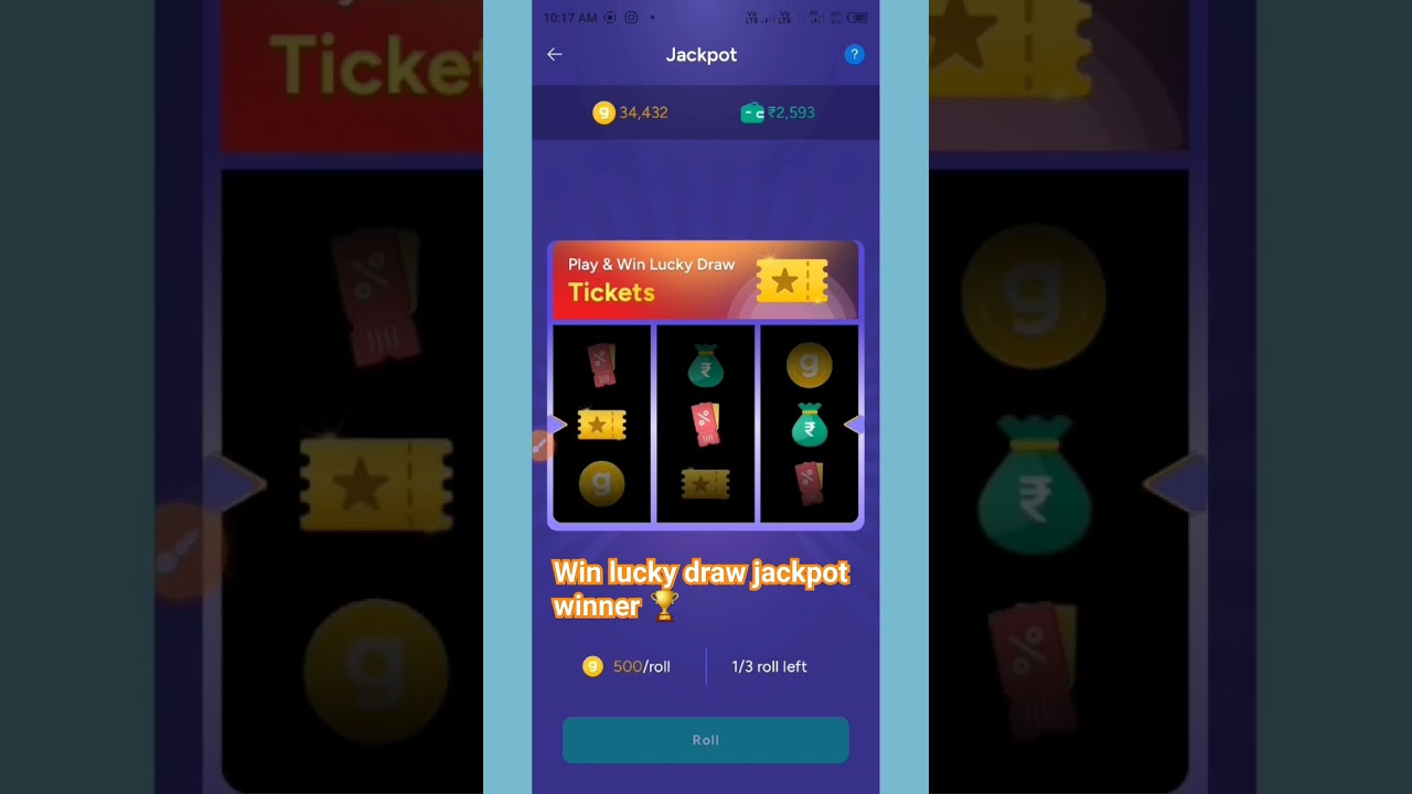 How to win jackpot 🏆 Play a roll win lucky draw contests,,in Grommo😱😱, 