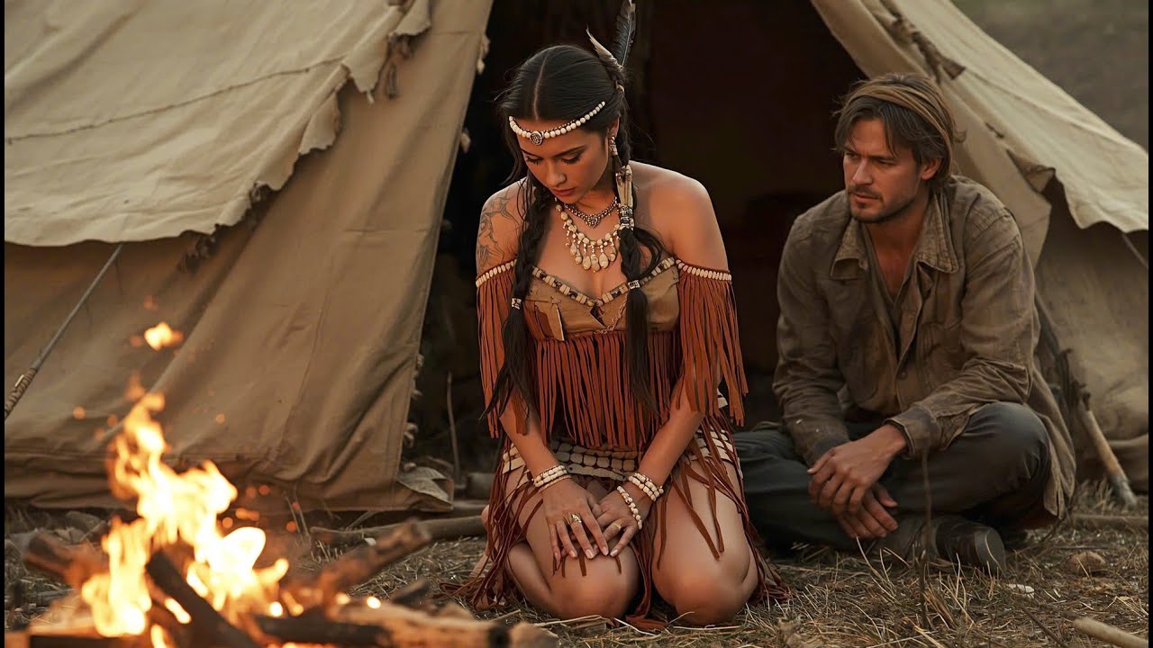 Hambrienta y sin fuerzas, la joven apache entró en mi tienda… al amanecer ya era mía