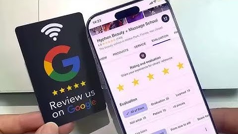 How to Program NFC Google Review Stand - Cards - Plates