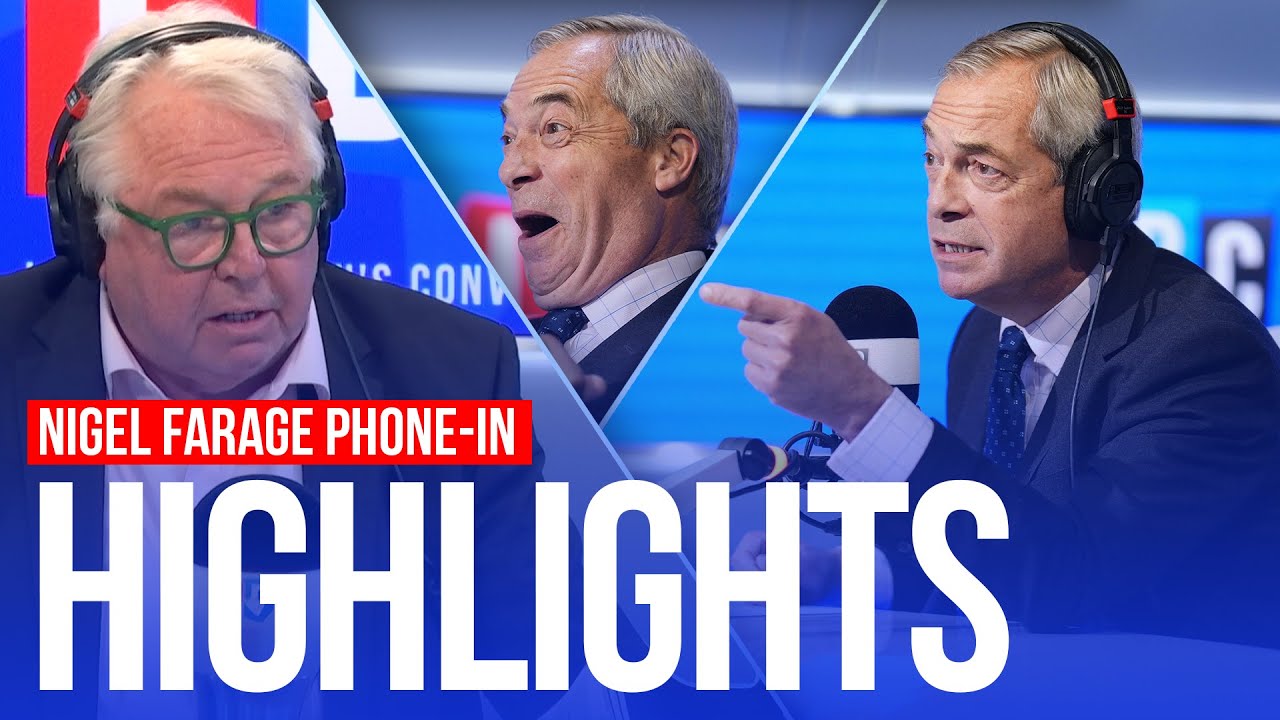 'They're eating our swans': Nigel Farage phone-in | Key moments