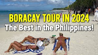 BORACAY! The Most Famous White Beach in the Philippines - Morning Walking Tour | Filmed Jan 2024