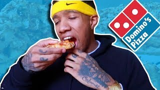 DOMINOS PIZZA MUKBANG (I almost got expelled from school)