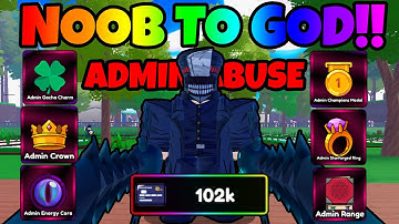 Using *ADMIN POWERS* To Go NOOB TO GOD EASILY!!! Anime Eternal