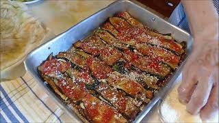 Parmigiana di zucchine (videoricetta n° 1119)
