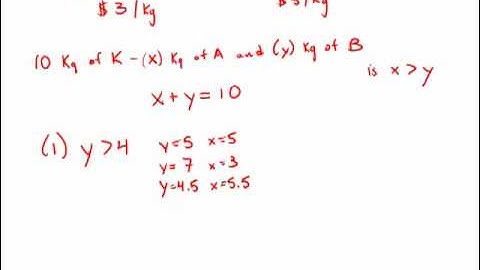 GMAT Official Guide 12: Data Sufficiency 101