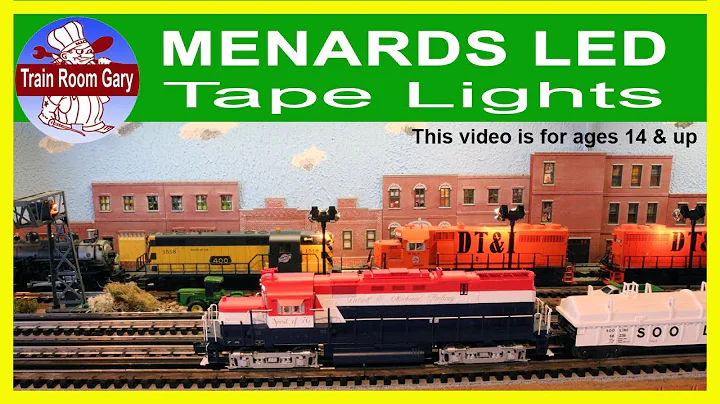MENARD'S LED Lights for your Train Room
