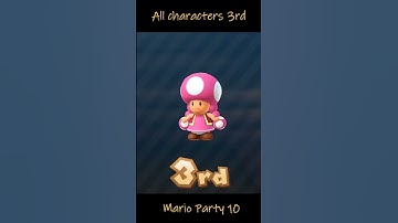 Mario Party 10 All Characters - 3rd Celebrate