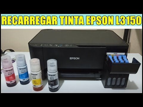 Vídeo: Como recarregar a impressão com tinta corretamente?