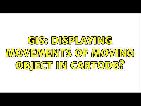GIS: Displaying movements