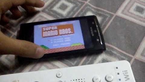 How to play games on your android phone using a Wii controller