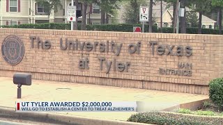 UT Tyler receives $2 million donation for new  Alzheimer's treatment center