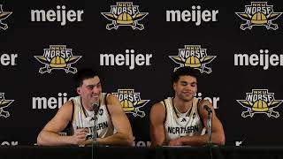 MBB Postgame Press Conference - Kael Robinson & LJ Wells - 11.3 vs. UC Clermont