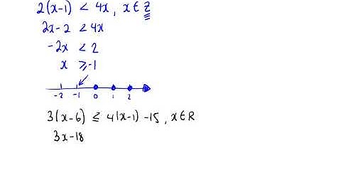 LC Algebra #12   Linear Inequalities