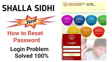 Shalla Sidhi Password Reset || Shalla Sidhi 2024 || Shalla Sidhi