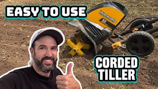 I Tried a Small Corded Tiller - Yardworks 10 Amp 11” Tiller