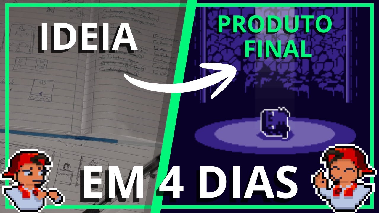 Da ideia ao Produto Final em 4 DIAS - Desenvolvimento de um novo Jogo Bug e Luz -