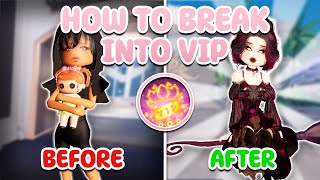 How To Break into VIP🥷 - Dress To Impress Parody