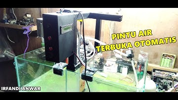 Alat Canggih Pintu Irigasi Terbuka Dan Menutup Secara Otomatis - Sensor Ultrasonik