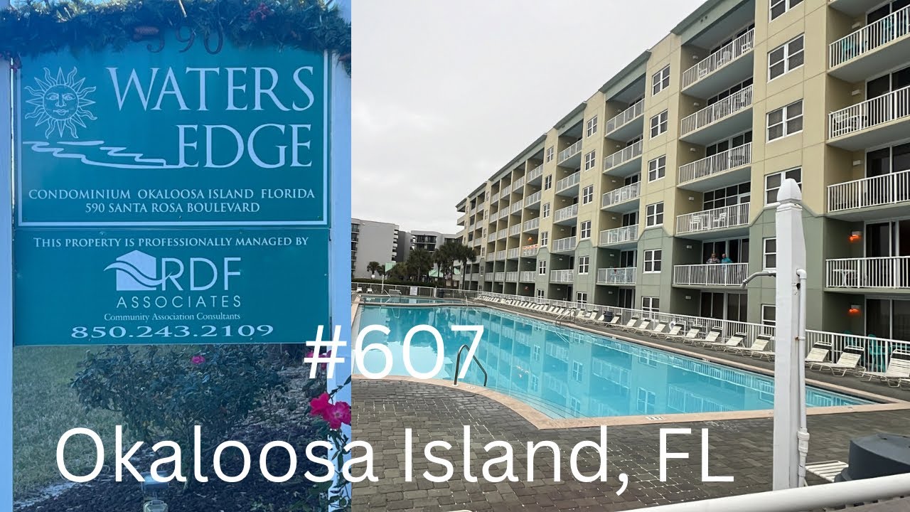 Waters Edge Condos, Okaloosa Island, FL, 607, Clean & Affordable, 2