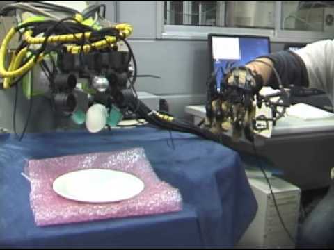 CyberGrasp RTT560ms Grasping Egg - video from CyberGlove Systems