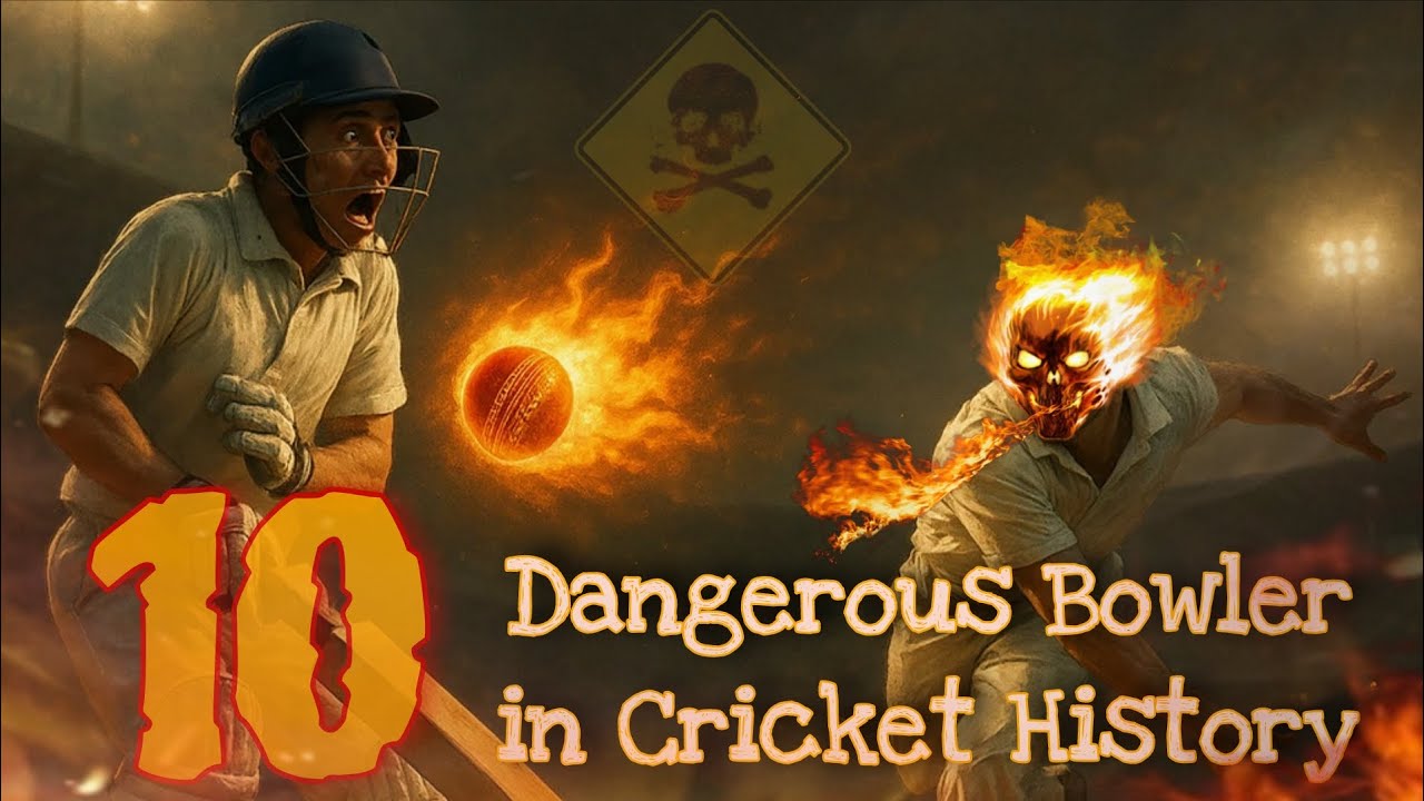 Top 10 Most Dangerous Bowlers in Cricket History 🔥 | Fastest ...