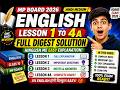 English Digest Solution Class 10 MP Board | Lesson 1 to 4 Full Explanation