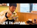 [Vlog] working Japanese man 🇯🇵 I ate a lot of gyudon after work!!