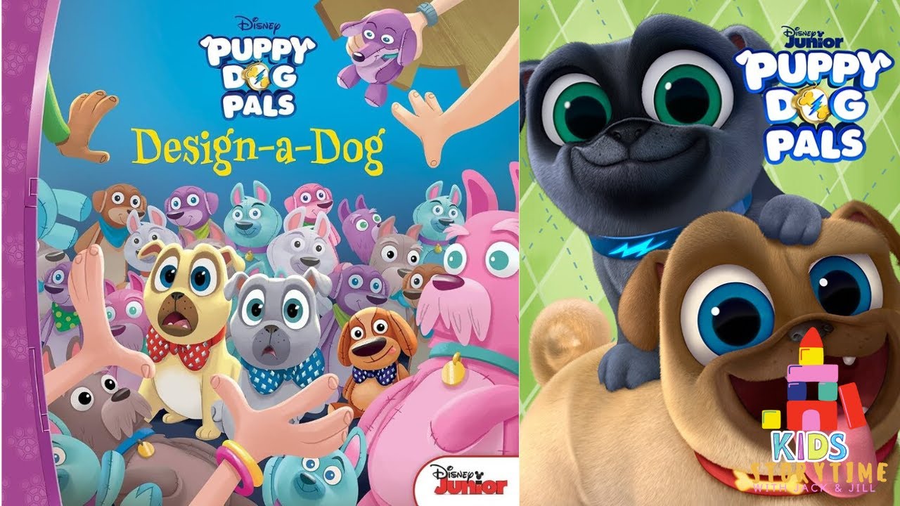 🦴🐶 Kids Book Read Aloud: Disney Puppy Dog Pals : Design-a-dog