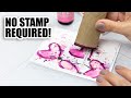 Super simple cardmaking with toilet paper roll