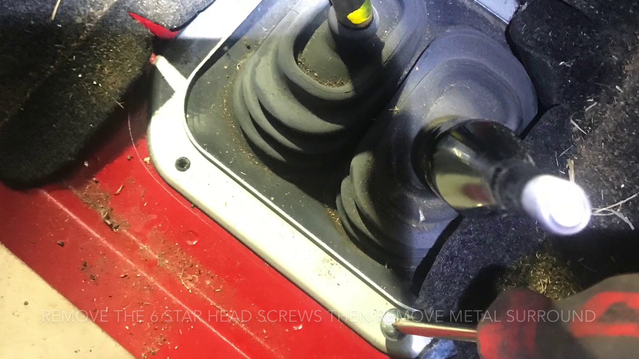 Mitsubishi l200 gear stick removal YouTube